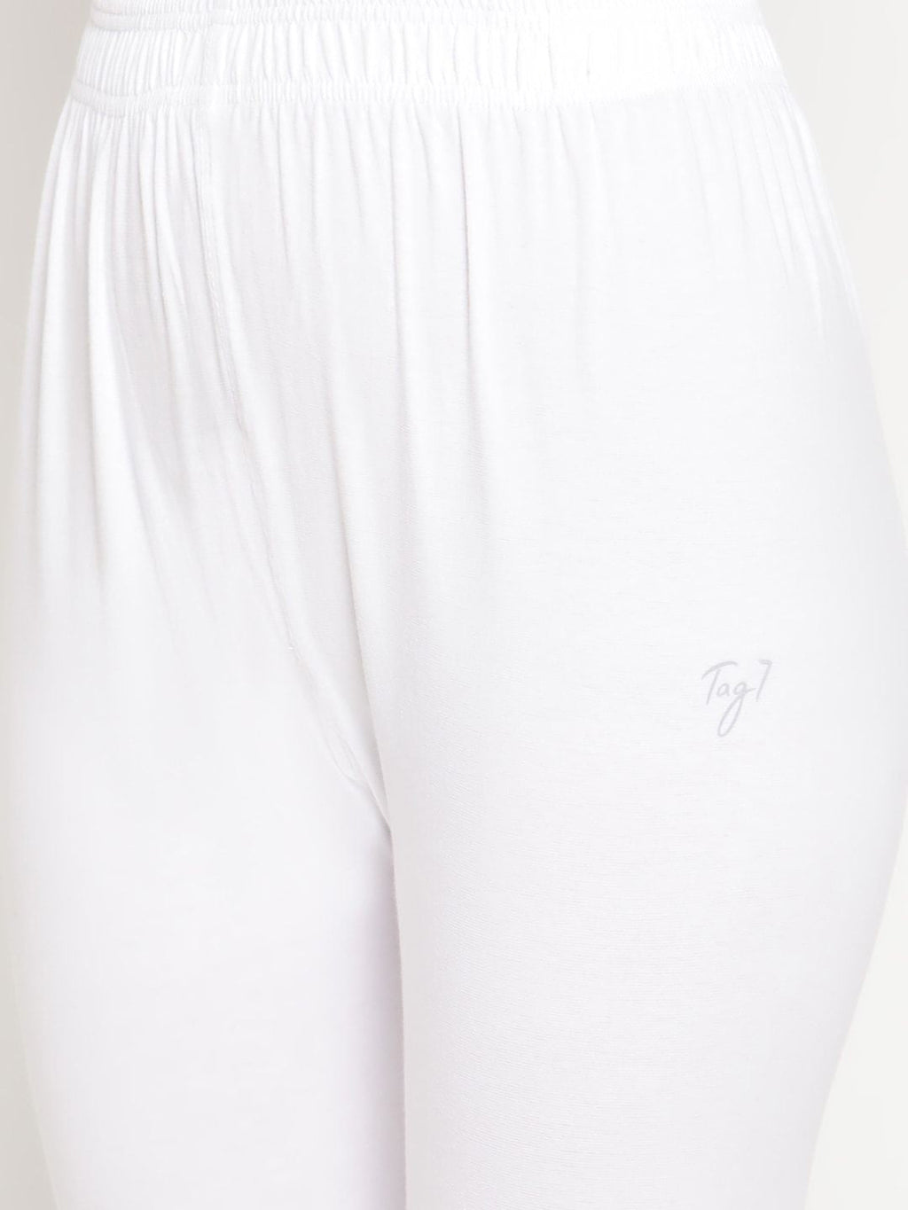 TAG 7 Women Pack Of 2 Solid Ankle-Length Leggings