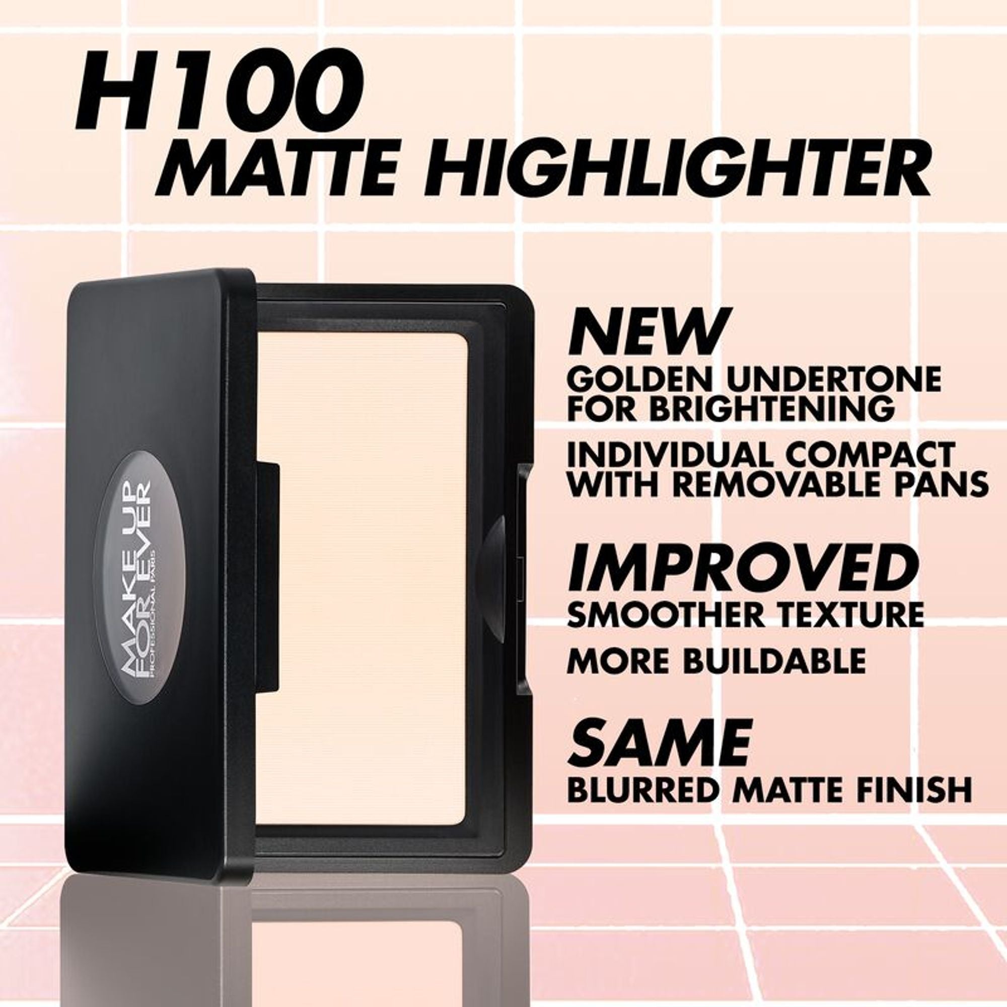 MAKE UP FOR EVER Artist Face Powder Highlighter - H100 Cheerful Beige