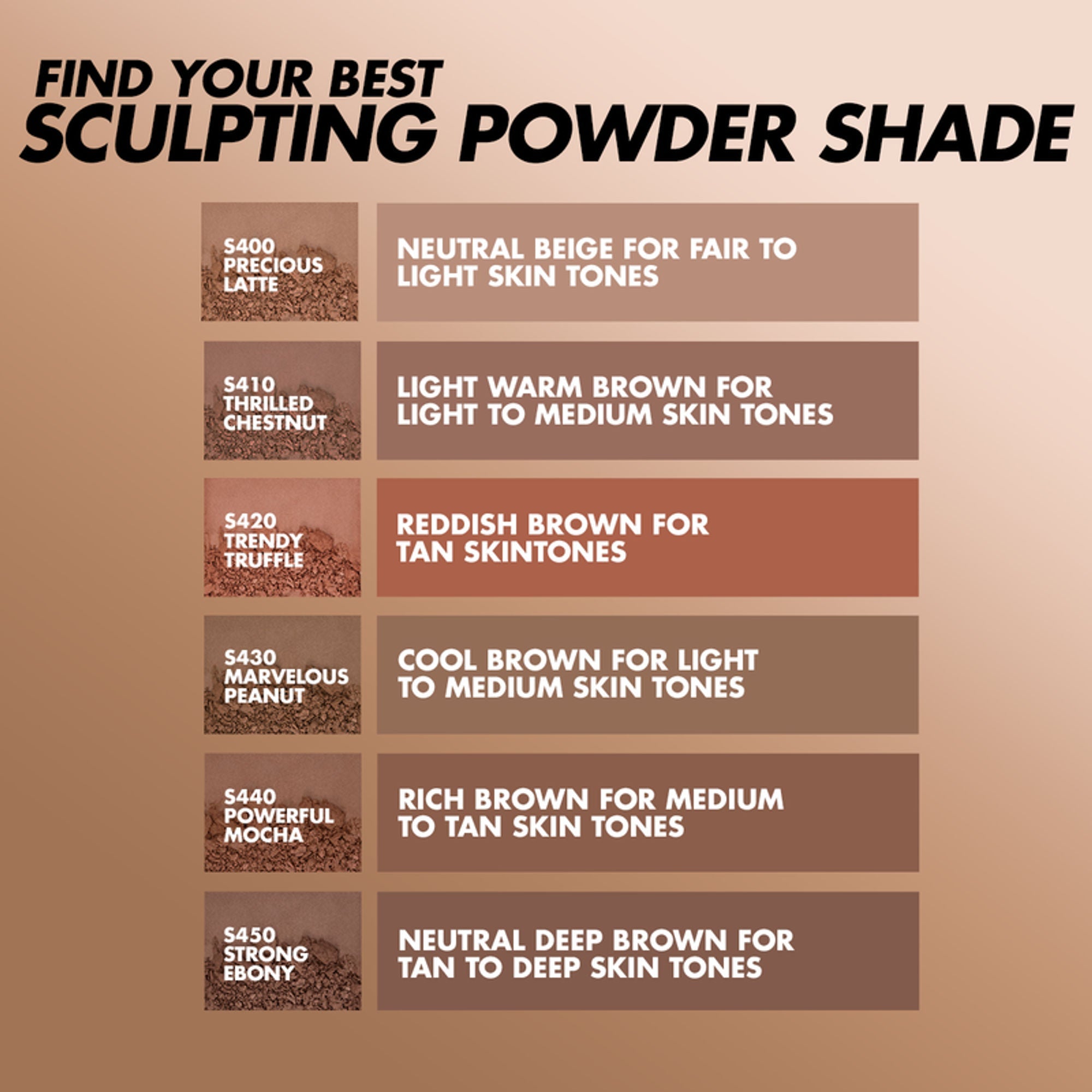 MAKE UP FOR EVER Artist Face Powder Sculpt - S440 Powerful Mocha