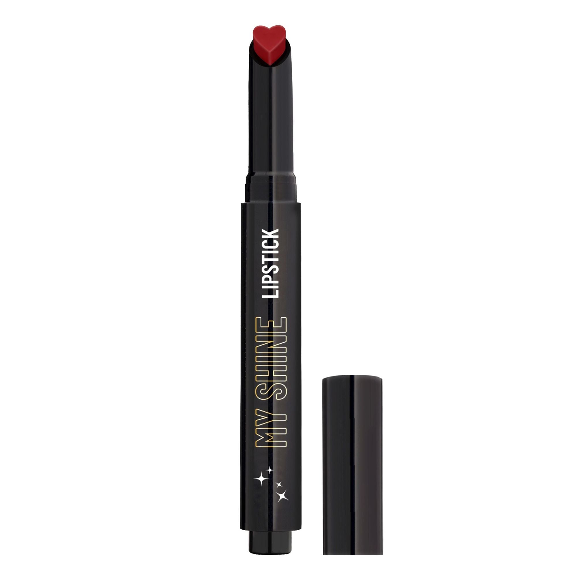 Swiss Beauty My Shine High Pigmented & Long-Lasting Lipstick Enriched with Vitamin E - 12 Stricker Red - Distacart