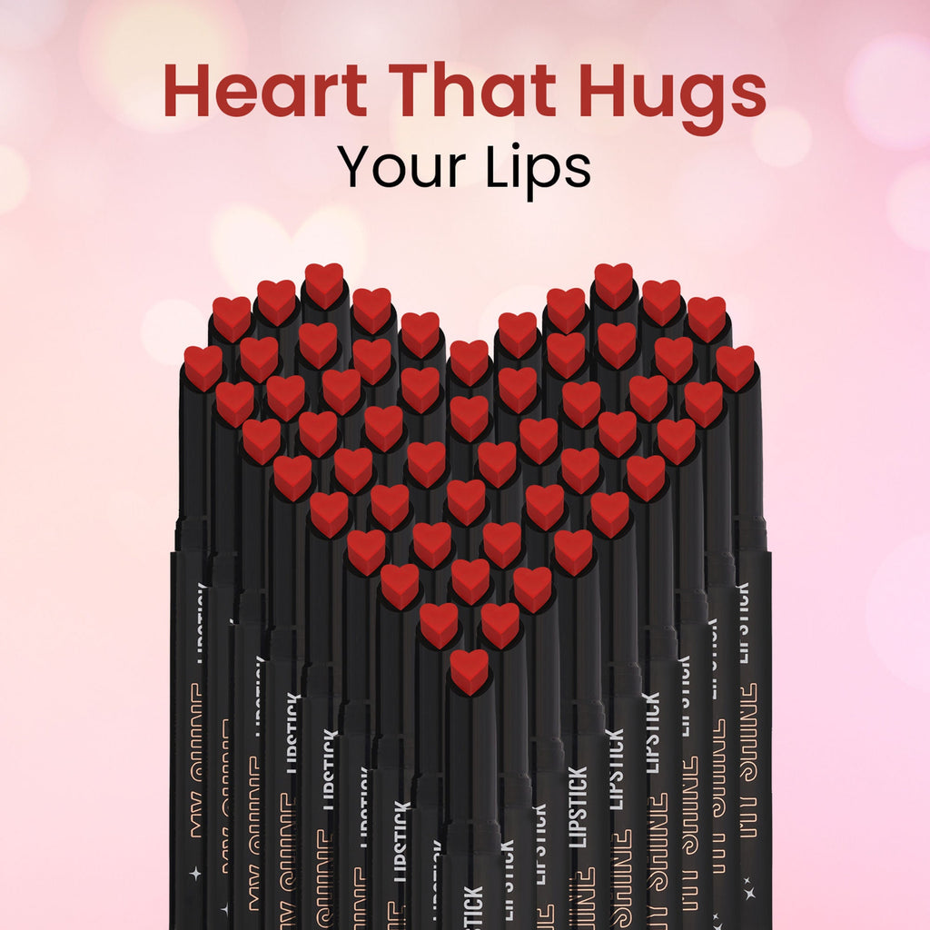 Swiss Beauty My Shine High Pigmented & Long-Lasting Lipstick Enriched with Vitamin E - 12 Stricker Red - Distacart