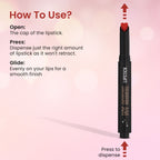 Swiss Beauty My Shine High Pigmented & Long-Lasting Lipstick Enriched with Vitamin E - 12 Stricker Red - Distacart