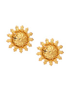 Ruby Raang Golden Choker with Round Studs