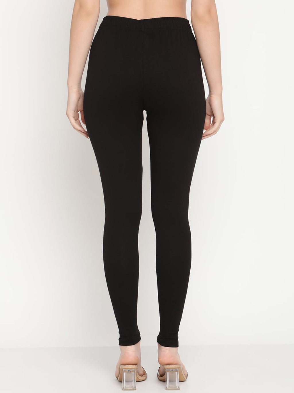 TAG 7 Women Pack of 2 Solid Ankle Length Leggings