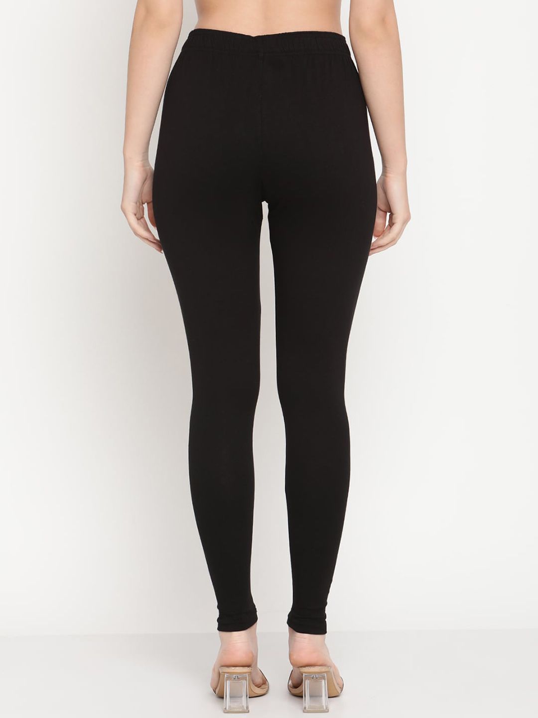 TAG 7 Women Pack of 2 Solid Ankle Length Leggings