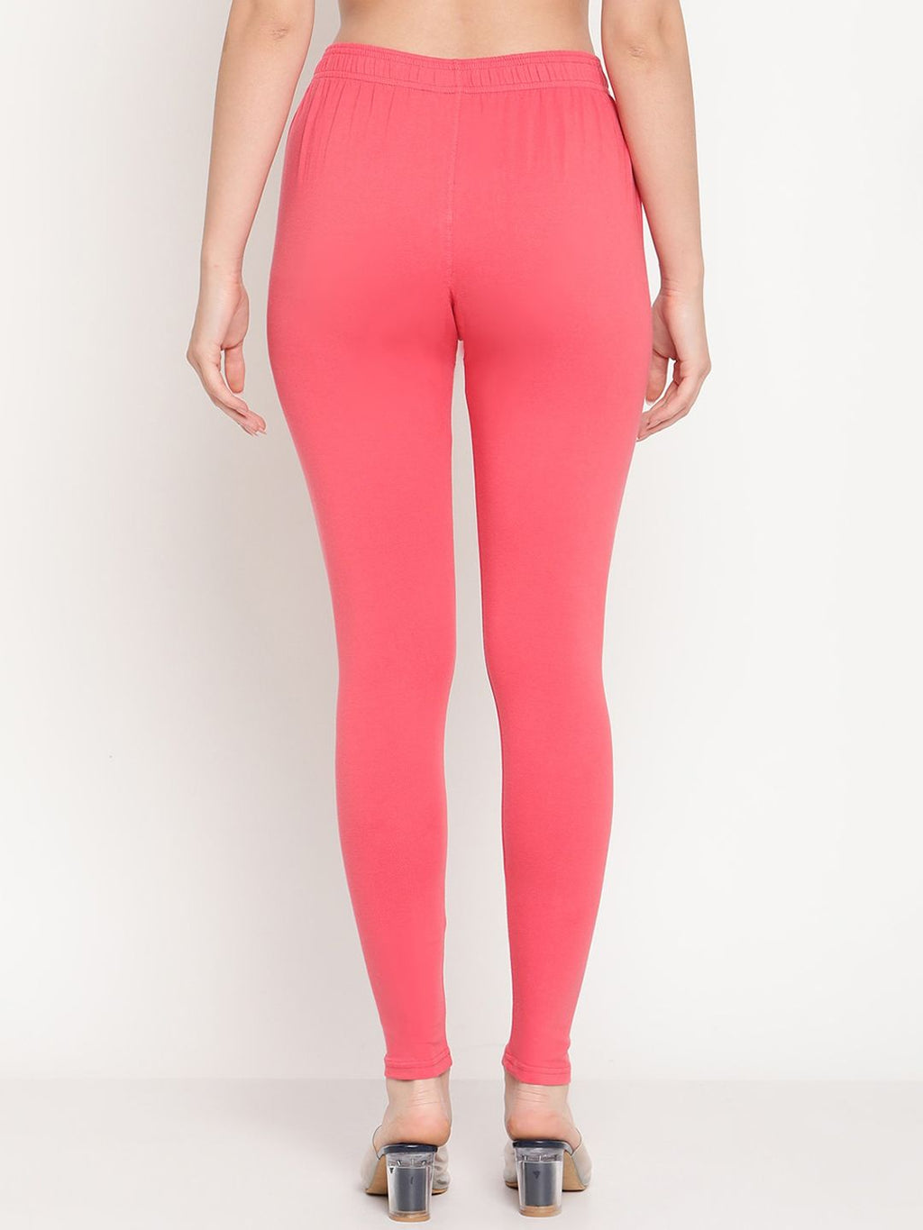 TAG 7 Women Pack of 2 Solid Ankle Length Leggings