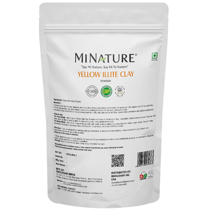 Minature Yellow Illite Clay Powder