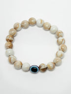 NVR Men & Women Marble Evil Eye Adjustable Bracelet - Distacart