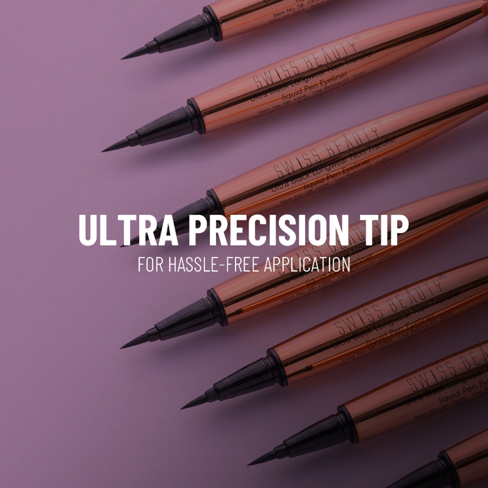 Swiss Beauty Liquid Pen Eyeliner - Black - Distacart
