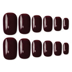 shills professional reusable press on nails square spn557