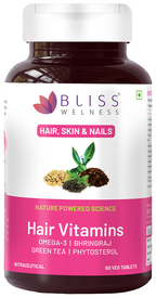 Bliss Welness Hair Vitamins Veg Tablet