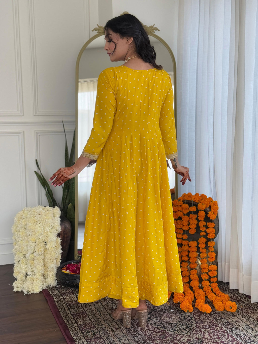 The52 Women's Beautiful Art Silk Embroidered Flared Kurta with Pant And Dupatta Set - Distacart
