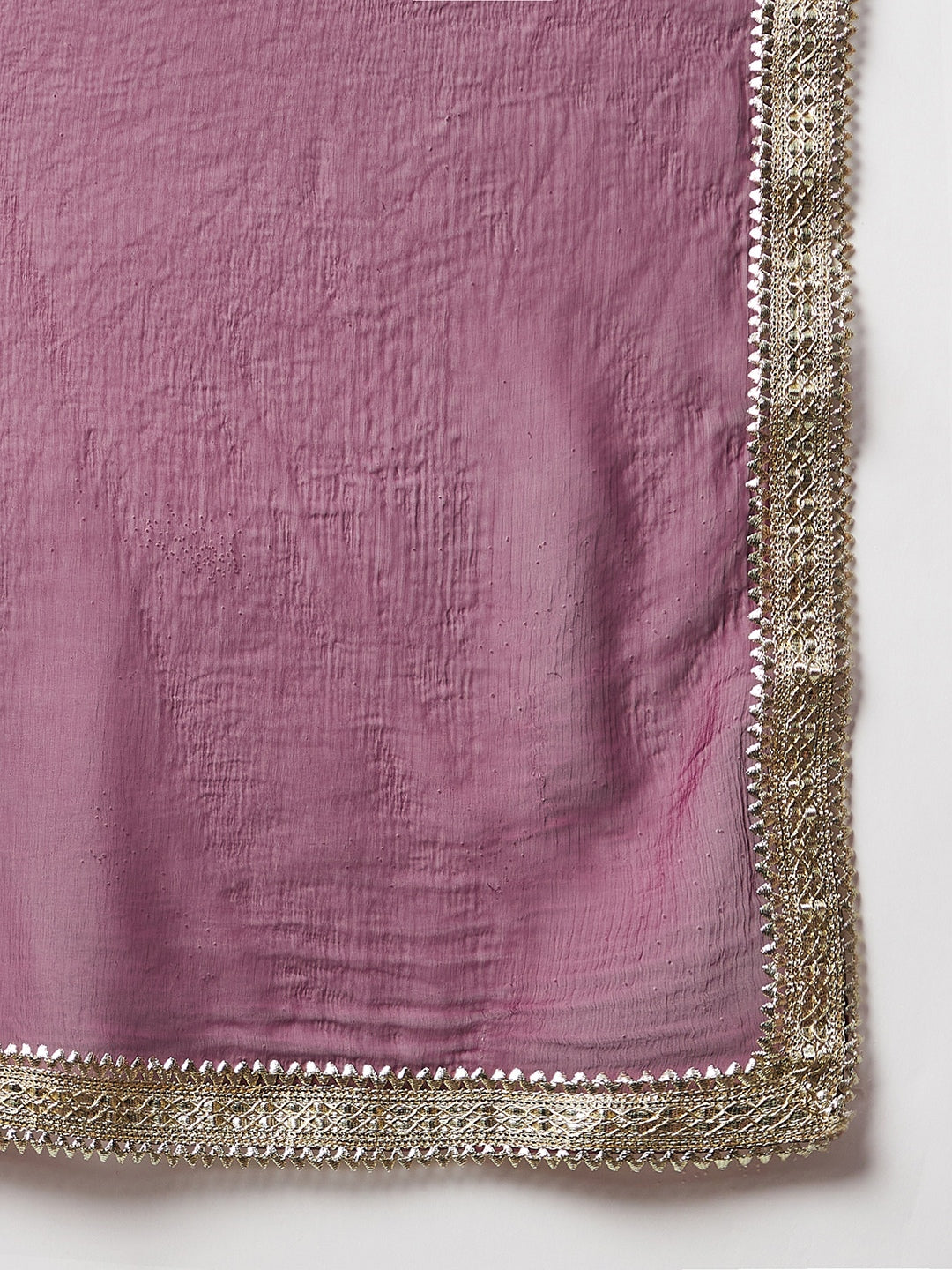 InWeave Wine Gota Mirror Sharara Set - Distacart