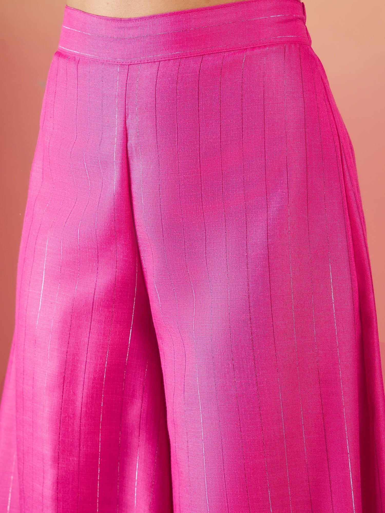 InWeave Fuchsia Olive Lurex Set