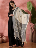 InWeave Black Sweetheart Kurta With Dupatta