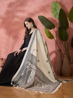 InWeave Black Sweetheart Kurta With Dupatta