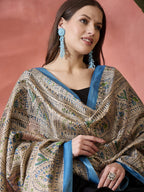 InWeave Black Sweetheart Kurta With Dupatta