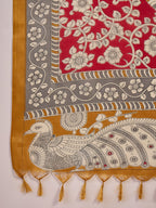 InWeave Green Sweetheart Kurta With Dupatta