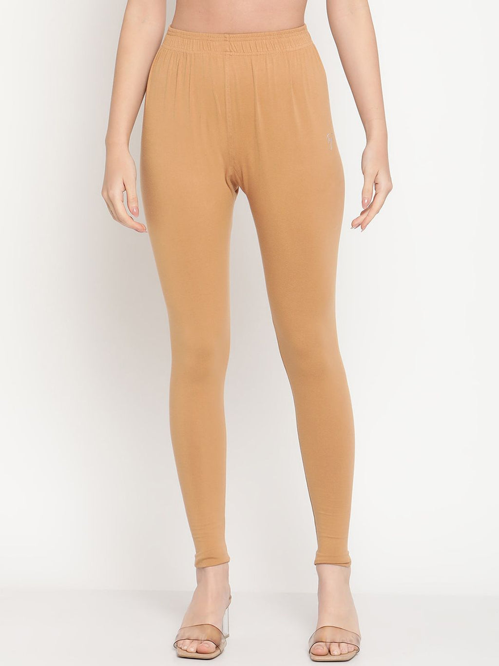 TAG 7 Women Pack Of 2 Solid Comfort-Fit Ankle-Length Leggings