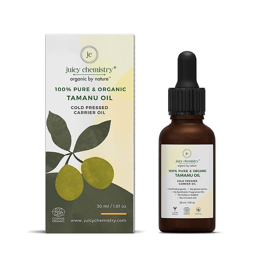 Juicy Chemistry Pure & Organic Tamanu Seed Oil For Cold Pressed Carrier Oil