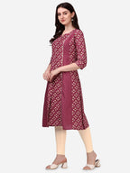 HERE&NOW Bandhani Printed Kurta