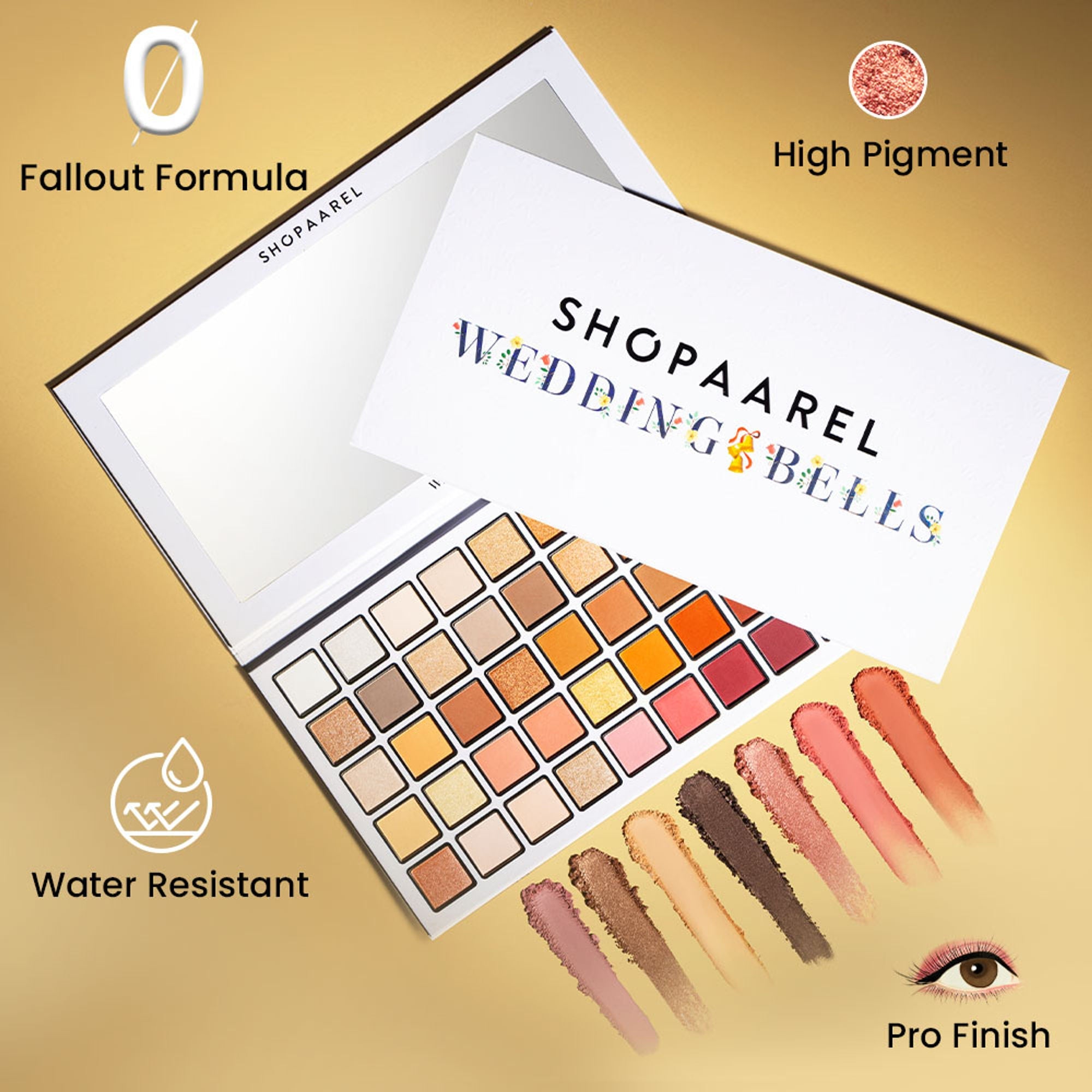 Shopaarel Wedding Bell 50 Color Eyeshadow Palette