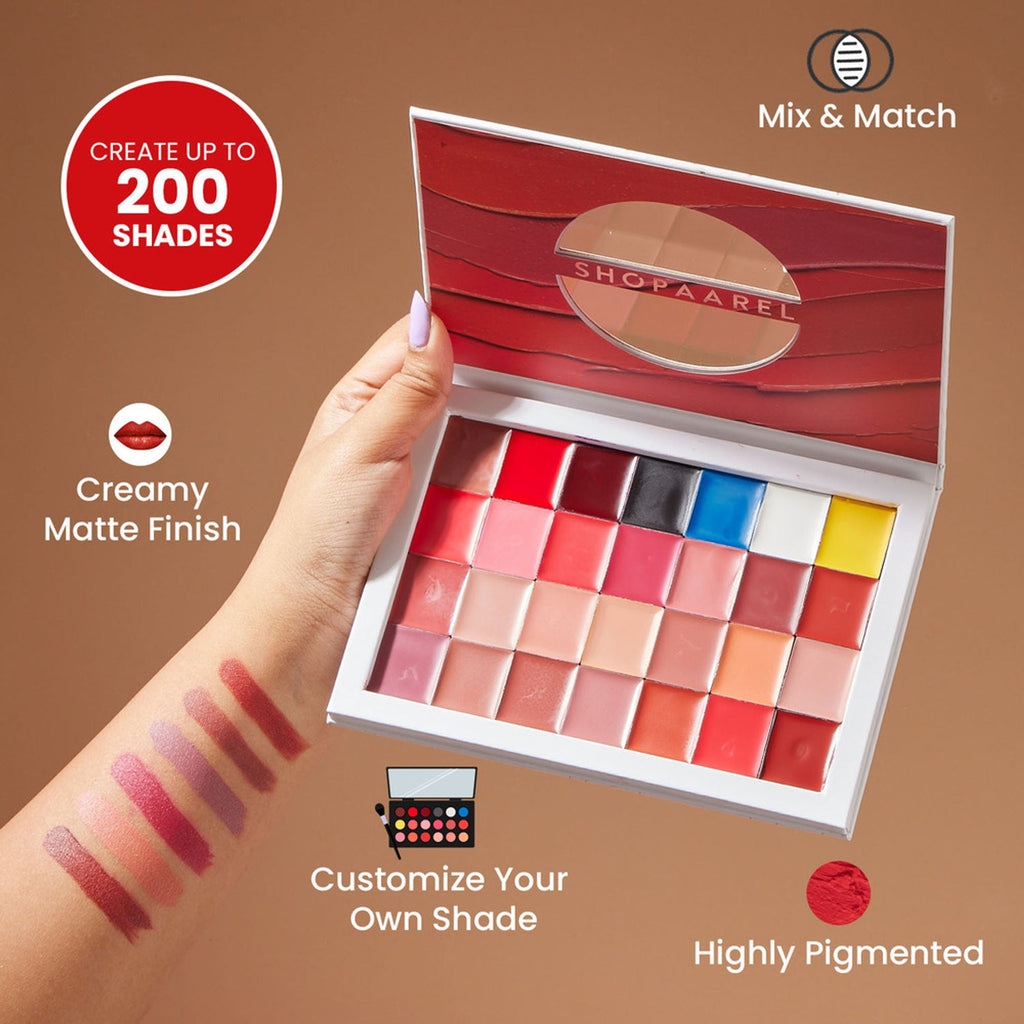 Shopaarel 28 Color Mix It Pro Lip Palette