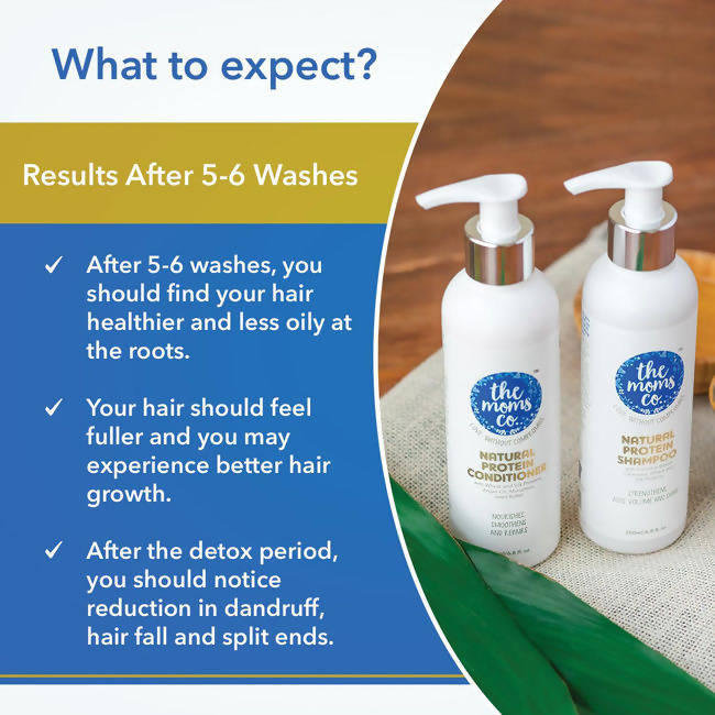 The Moms Co Natural Protein Hair Care Bundle