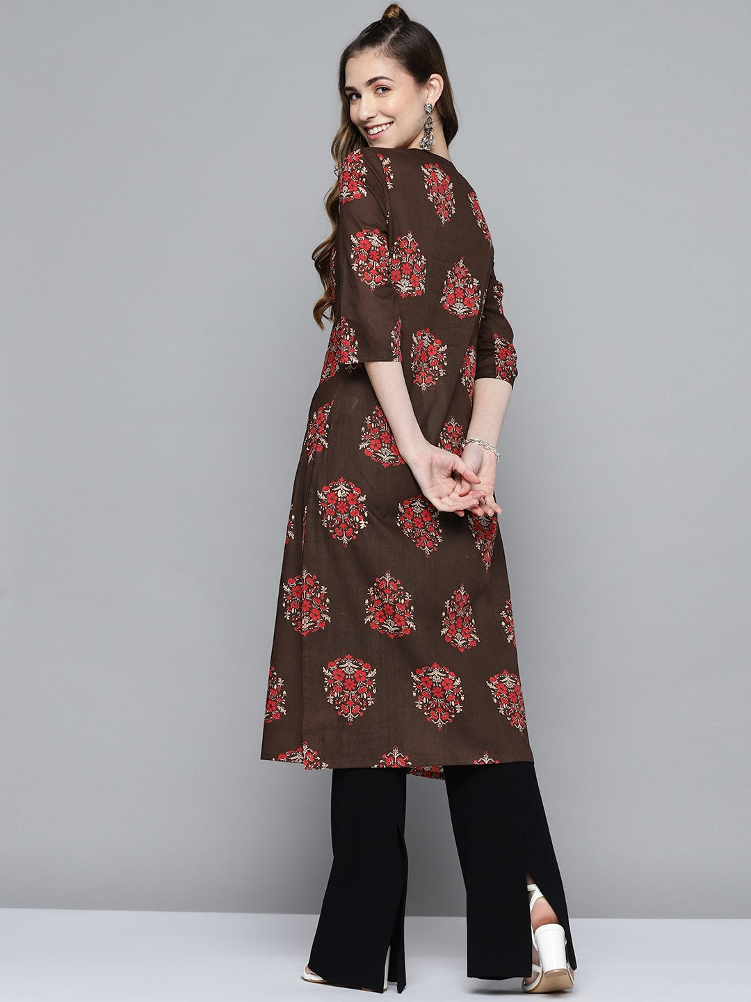 HERE&NOW Women Ethnic Motifs Printed Kurta