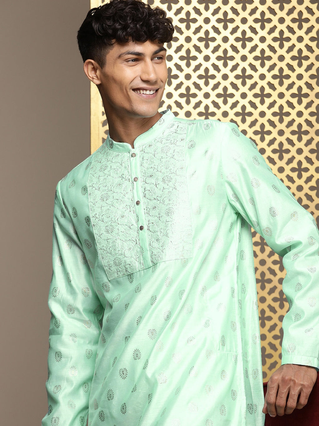 House of Pataudi Ethnic Motifs Printed Jashn Kurta