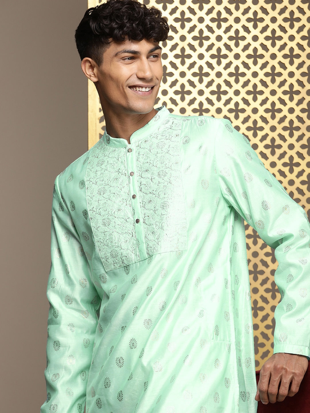 House of Pataudi Ethnic Motifs Printed Jashn Kurta