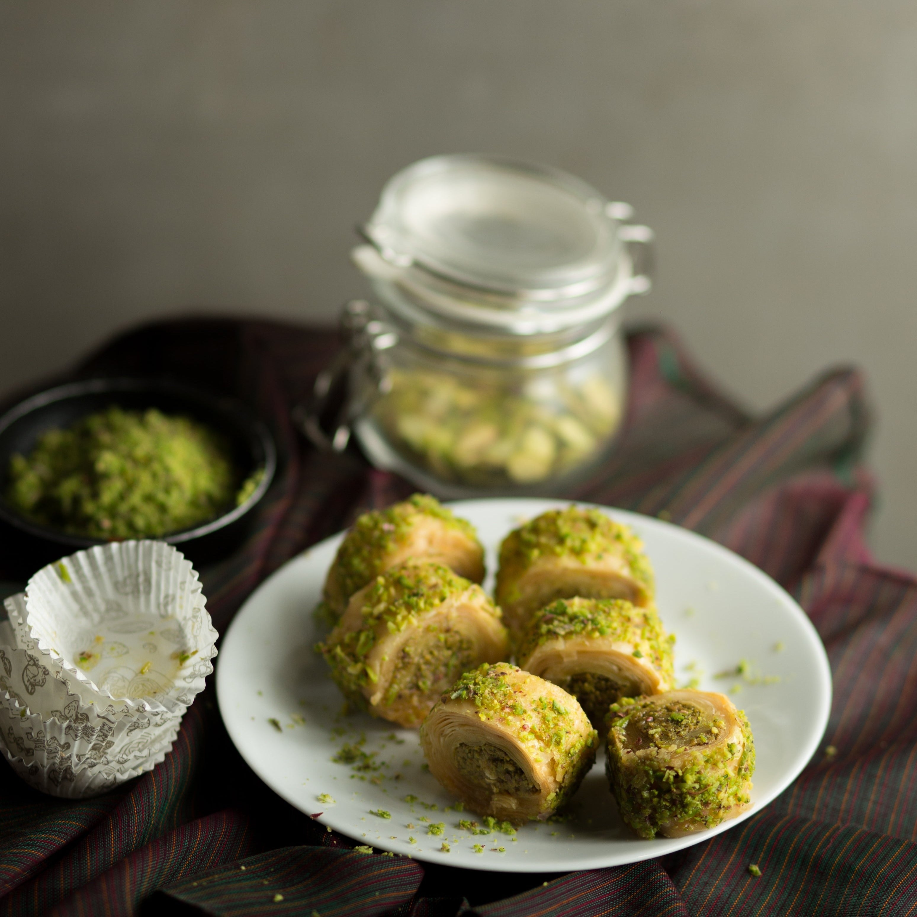 Almond House Flaky Turkish Pistachio Roll - Distacart