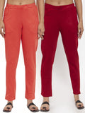 TAG 7 Women Pack of 2 Wool Blend Ankle-Length Acrylic Leggings Pants