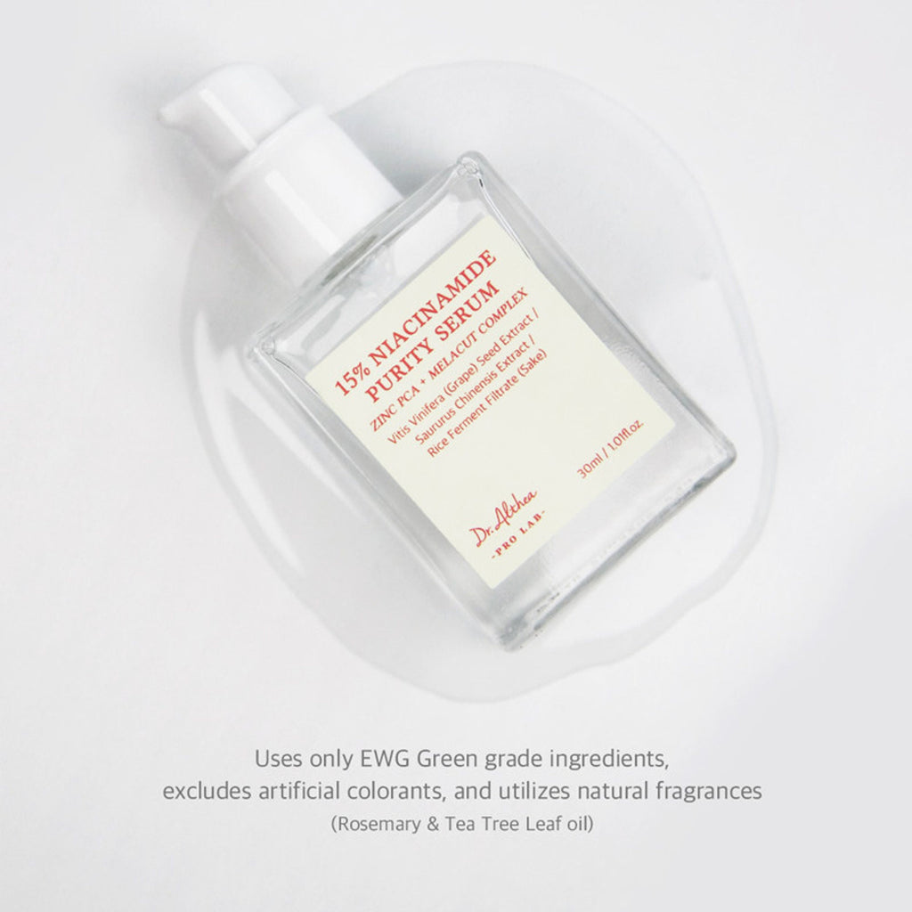 Dr.Althea 15% Niacinamide Purity Serum: High-Potency Serum for Oil Control & Pores