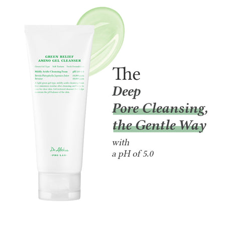 Dr.Althea Green Relief Amino Gel Cleanser: Gentle Soothing Face Wash for Irritated Skin
