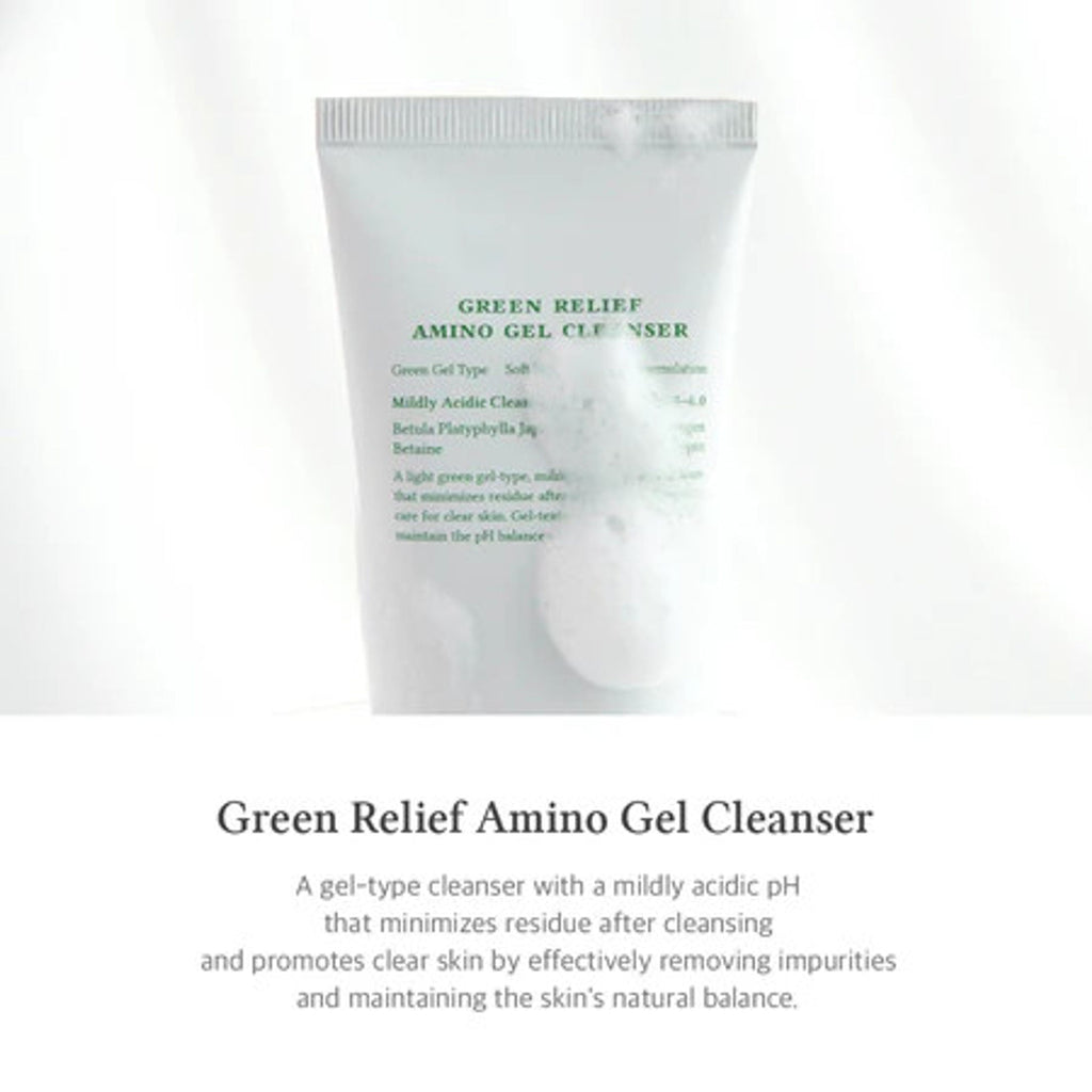 Dr.Althea Green Relief Amino Gel Cleanser: Gentle Soothing Face Wash for Irritated Skin