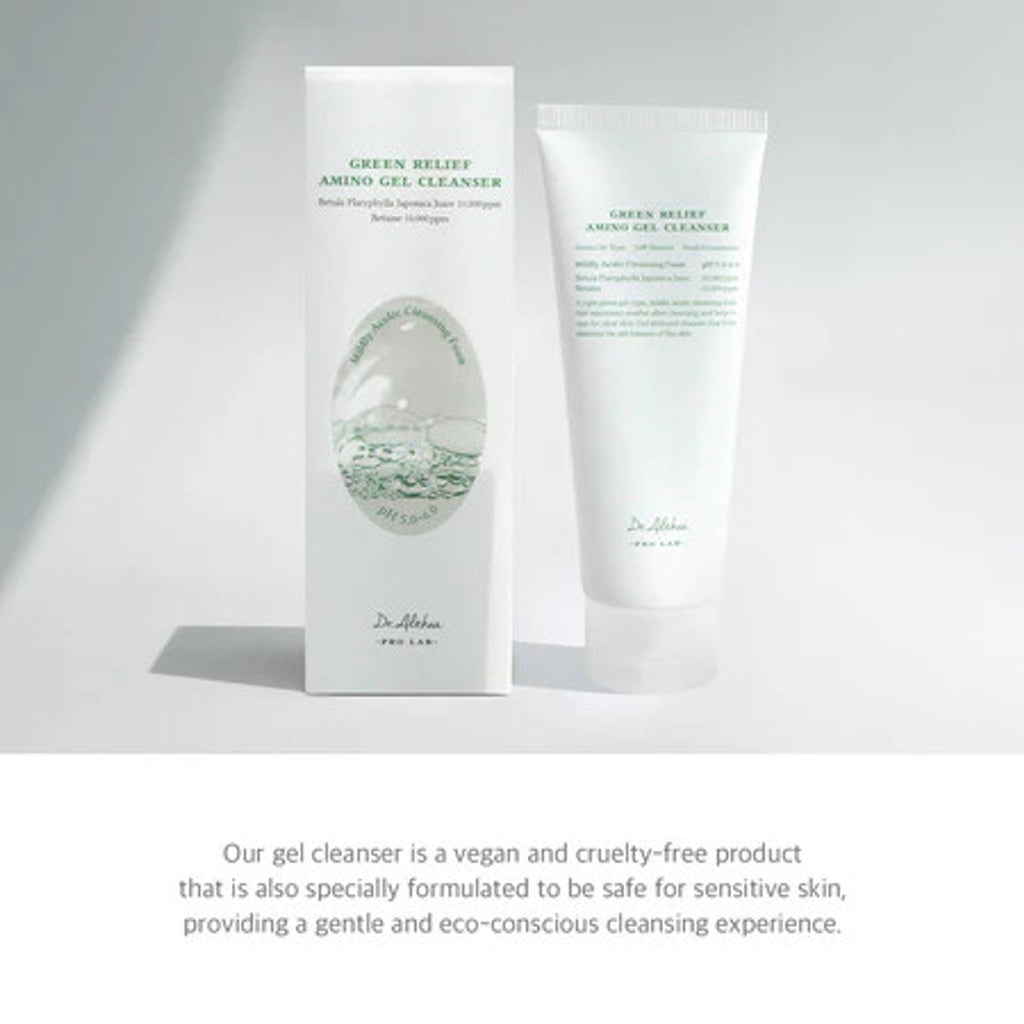 Dr.Althea Green Relief Amino Gel Cleanser: Gentle Soothing Face Wash for Irritated Skin