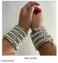 Tehzeeb Creations Women's Latest Spiral Pearl Bracelet - Distacart