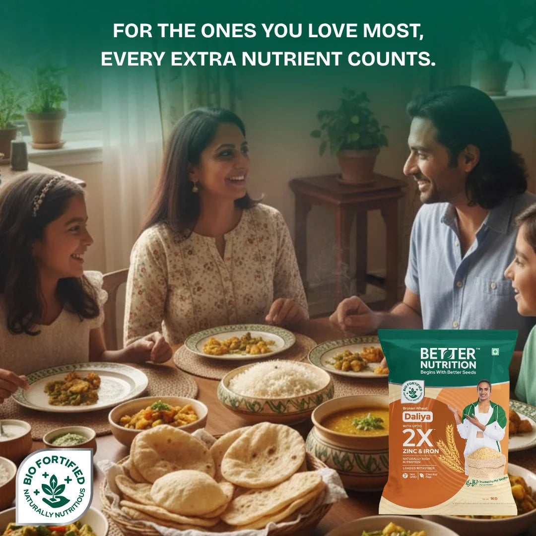 Better Nutrition Biofortified Daliya / Broken Wheat - Distacart