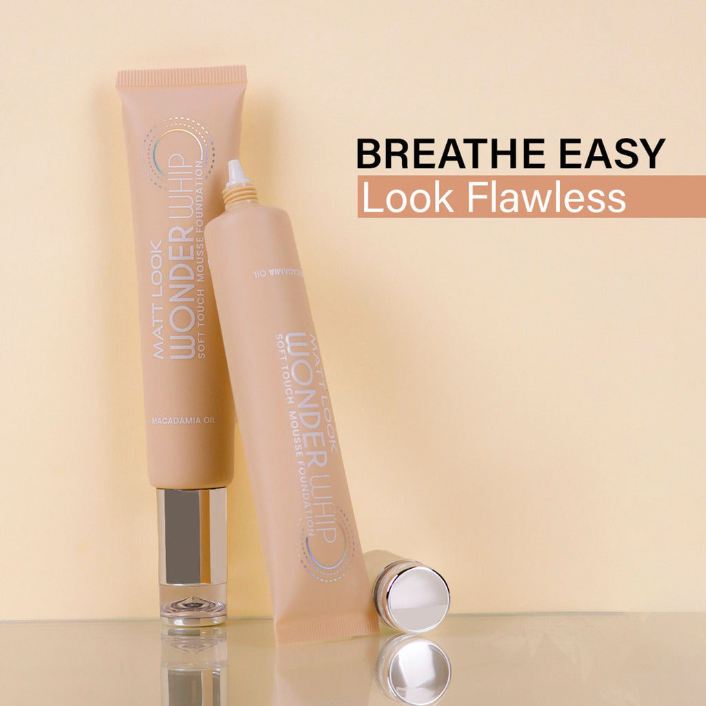 Matt Look Wonder Whip Soft Touch Mousse Foundation - Natural