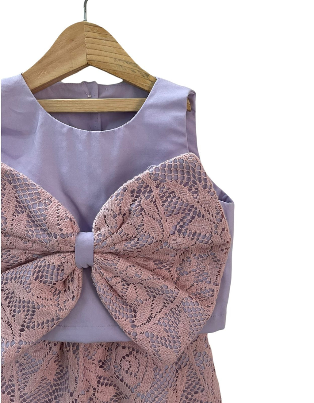 ArthLife Lavender And Pink Bow Co-Ord Set