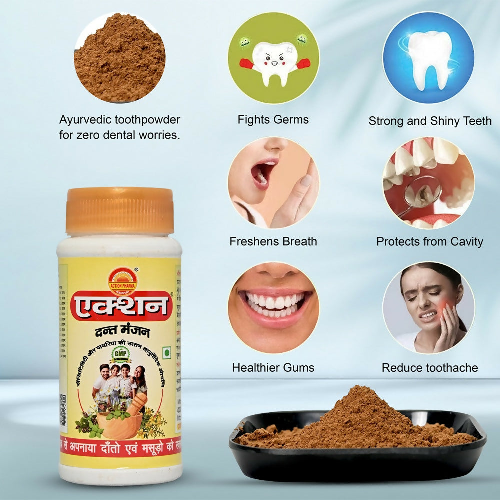 Action Pharma Dant Manjan Tooth Powder