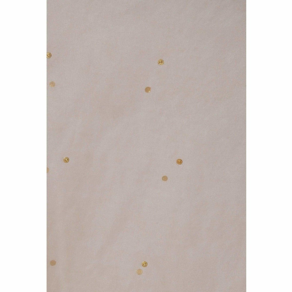 A R Silk Women's Stone Work Orgenza Cotton Golden Dupattas and Chunnis