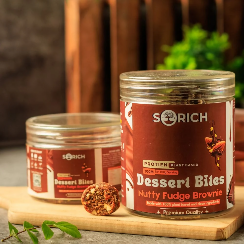 Sorich Organics Nutty Fudge Brownie Bites - Distacart