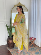The52 Beautiful Embroidery Work with Viscose Fabric Straight Kurta, Pant and Dupatta Set - Distacart
