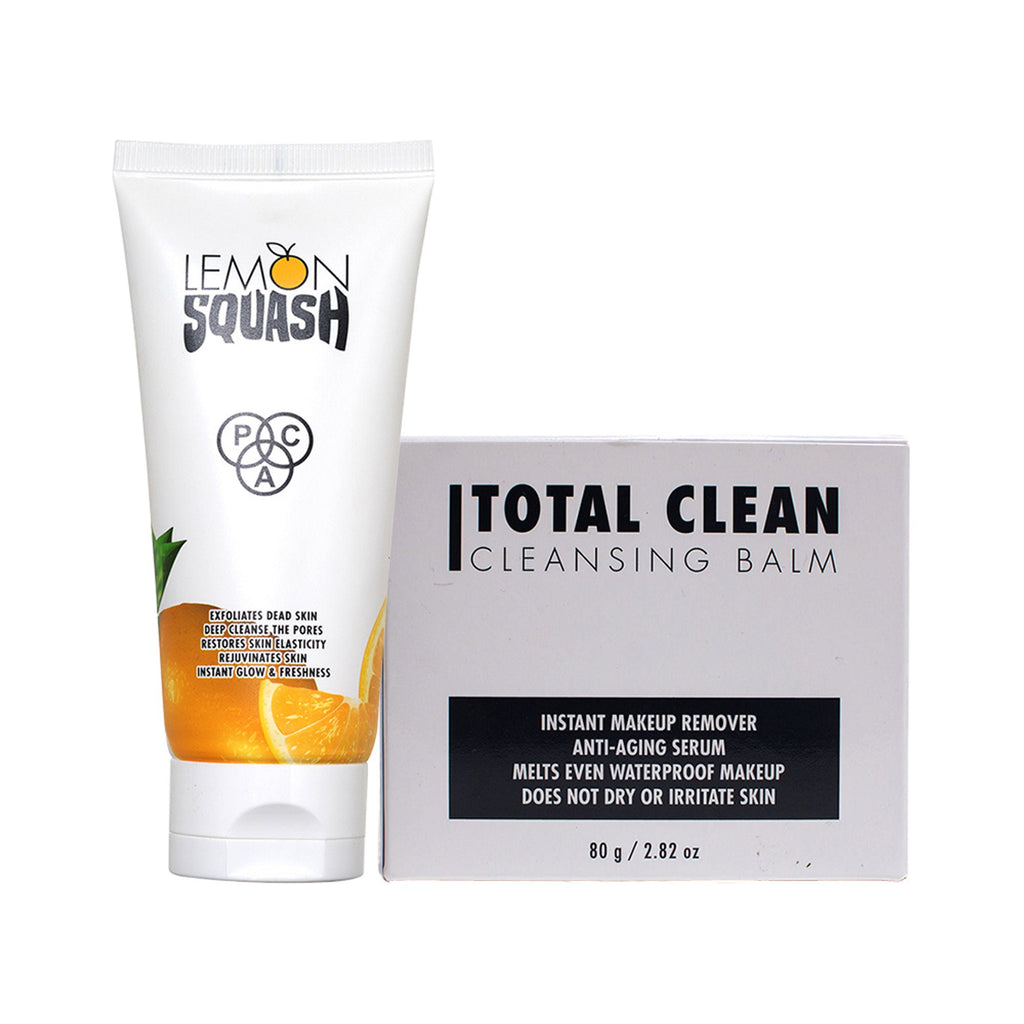 PAC Studio Lemon Squash Exfoliating Peel Off + Total Clean Cleansing Balm Combo