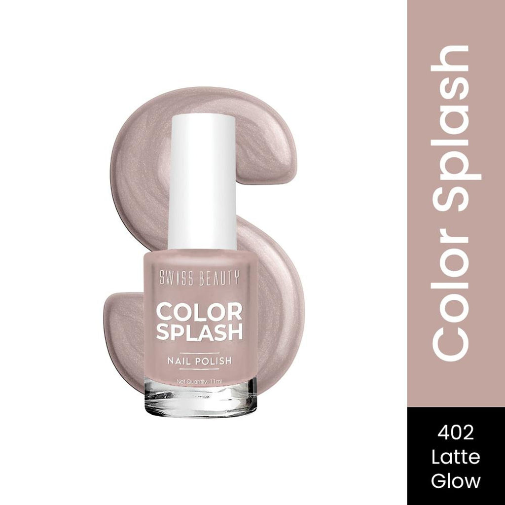 Swiss Beauty Color Splash Nail Polish - 402 Latte Glow