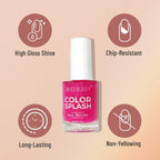 Swiss Beauty Color Splash Nail Polish - 402 Latte Glow - Distacart