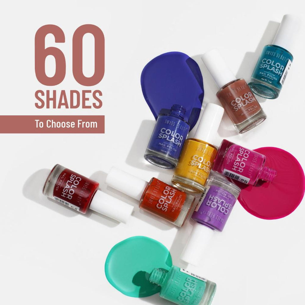 Swiss Beauty Color Splash Nail Polish - 402 Latte Glow - Distacart