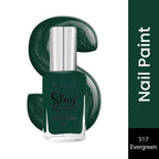 Swiss Beauty Slay Nail Color With Ultra Shine Formulation - 517 Evergreen